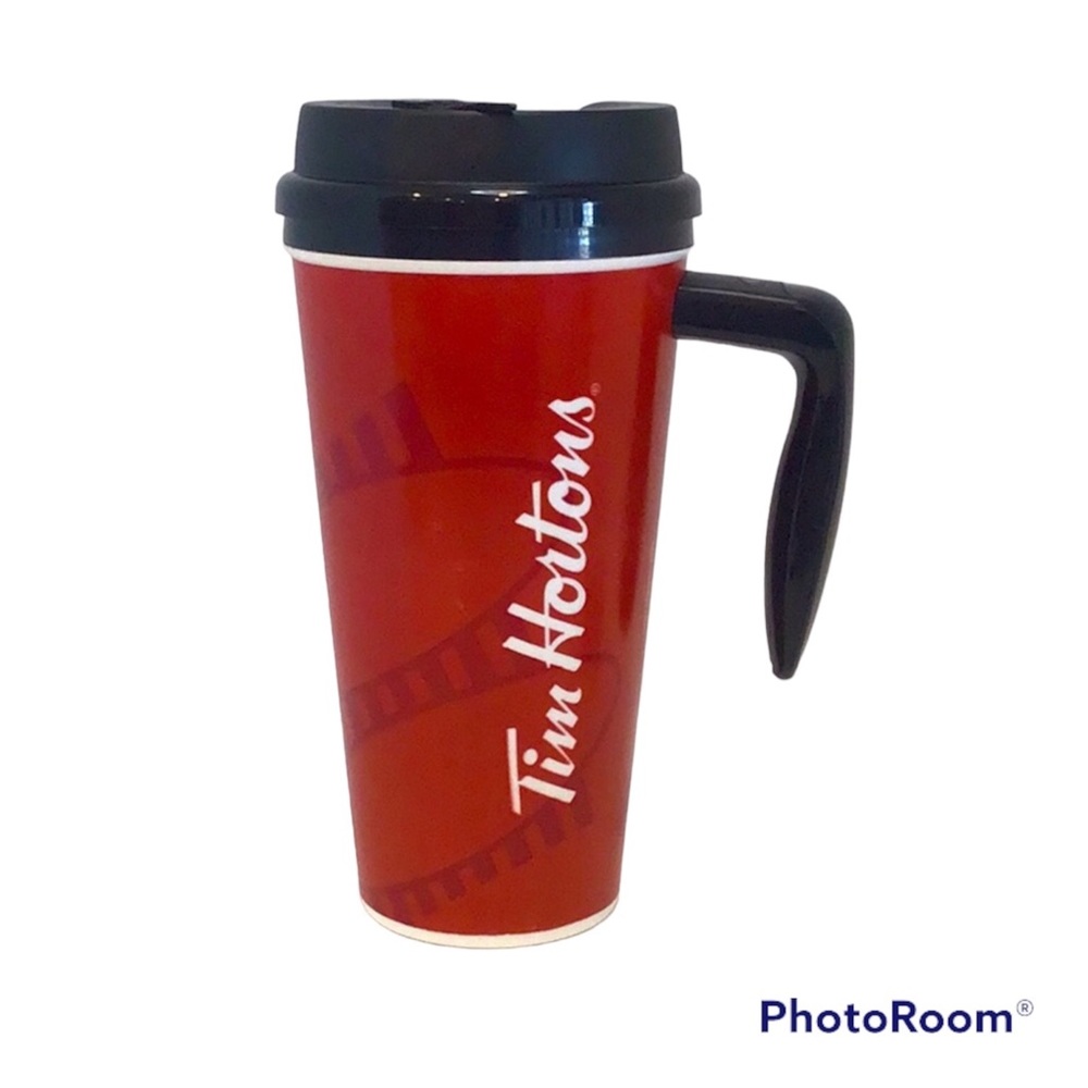 💚 Tim Hortons Plastic Travel 50th Travel Mug